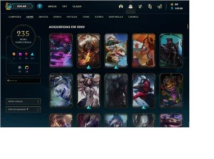 Conta LOL, D4, 235 skin com e-mail de criação. - League of Legends
