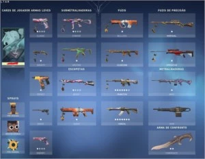 Conta valorant IMORTAL (muitas skins!)