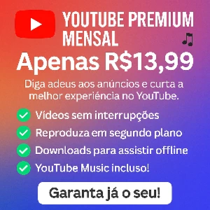 🎧 Youtube Premium Mensal 🎧 - Assinaturas e Premium