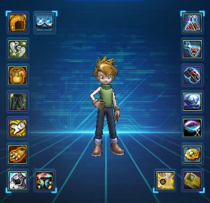 Conta LA ALPHA - X7SM -  Full zero unit  - Digimon Masters Online DMO