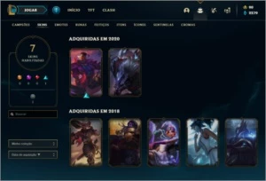 Conta de lol bronze 4(provisorio) - League of Legends