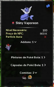 Conta Pxg Seavel Mundo Lunar, 2 Shinys E 4 Kk Para Vip - PokeXGames