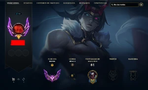 conta de lol  mestre - League of Legends