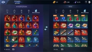 Arqueira lvl 77 103k Power | Server SA | Conta Google - MIR4