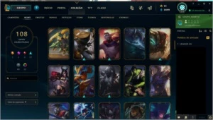 Conta League of Legends lv 276 (todos os campeões) LOL