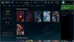 Conta League of Legends lv 276 (todos os campeões) LOL