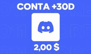 Conta Discord +30 dias - Para ativar Nitro - Apenas R$ 1,99 - Outros