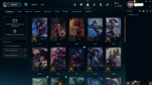 Conta LOL platina 3 - diamond season passada - League of Legends