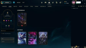 Conta LOL platina 3 - diamond season passada - League of Legends