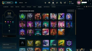 Conta LOL platina 3 - diamond season passada - League of Legends