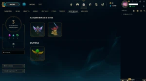 Conta LOL platina 3 - diamond season passada - League of Legends