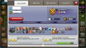 Conta cv9 (muito barata) com troca de nome. - Clash of Clans