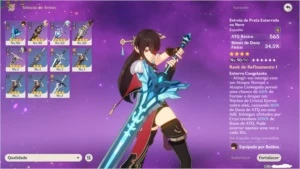 Conta Genshin Impact Excelente Detalhes na descrição
