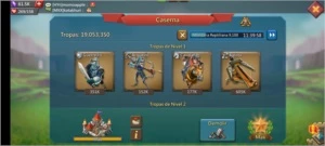 Conta lords mobile
