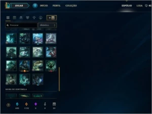 BORDA DIAMANTE, 9 PAGINAS DE RUNA, + DE 100 SKINS 21K DE IP - League of Legends LOL