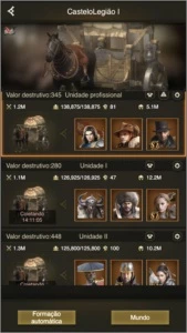 Conta Rise of Empires castelo top - Outros