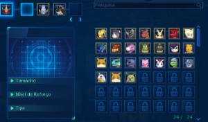 Conta Digimon Masters MidGame Barata - Digimon Masters Online DMO