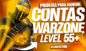 CONTAS WARZONE LEVEL 55+ PRONTA PARA RANKED | PS4 | PS5 | PC - Call of Duty COD