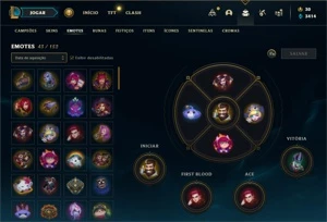 Conta prata 4 com 58 Champs e 21 Skins + 4 Fragmentos - League of Legends LOL
