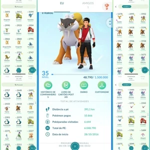 Conta Pokemon Go Nível 35 - Pokémon