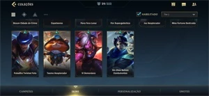 CONTA 29 SKINS; QUASE TODOS CHAMPS COMPRADOS. - League of Legends: Wild Rift LOL WR