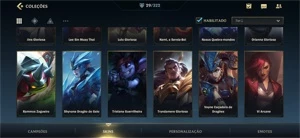 CONTA 29 SKINS; QUASE TODOS CHAMPS COMPRADOS. - League of Legends: Wild Rift LOL WR