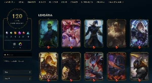 Conta LoL Full Acesso - 99 Champs e 120 Skins - Main Kayn - League of Legends