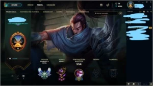 Solo/Duo: Platina 3 Flex 5v5: Diamante 5 Skins: +150 - League of Legends LOL