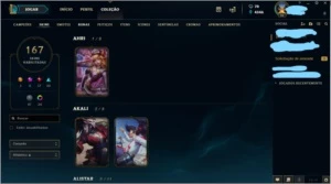Solo/Duo: Platina 3 Flex 5v5: Diamante 5 Skins: +150 - League of Legends LOL