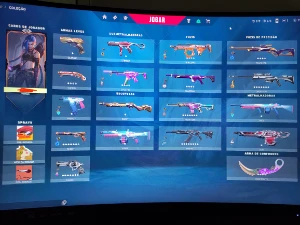 Vendo Conta de Valorant , Platina , com varias Skins