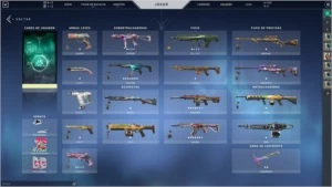 Conta +1700R$ em SKINS - Valorant