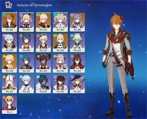 AR51 - Kazuha C1, Childe, Keqing e Jean - Genshin Impact