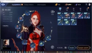 CONTA Mir4 MAGO - SA44 - LV75 - 90k+ 3 PETS VERMELHOS