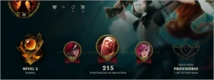 Level 30 - "Bronze" + 54 Champs + Skins + Honra Nv 5 - League of Legends LOL
