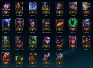 Level 30 - "Bronze" + 54 Champs + Skins + Honra Nv 5 - League of Legends LOL