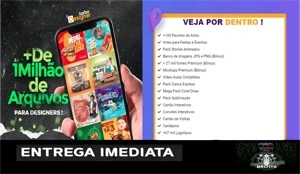 Super Mega Pack Social Mídia Photoshop Canva Coreldraw - Serviços Digitais