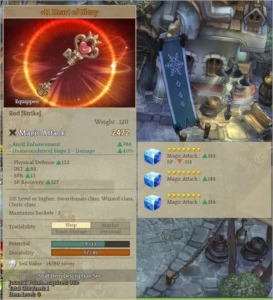Heart of glory +11 com 9 de pot / 3x blue gem - TOS  [conteúdo removido]  - Outros