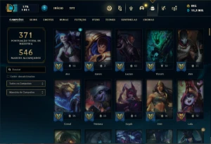 Conta ouro 4 com 150 Champs e 128 Skins ( MAIN ADC ) - League of Legends LOL
