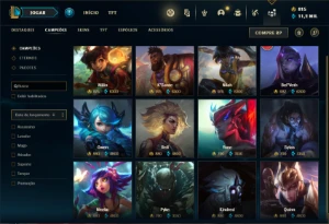 Conta ouro 4 com 150 Champs e 128 Skins ( MAIN ADC ) - League of Legends LOL