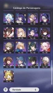 Conta Hsr - Late Game [Muitos Recursos] - Genshin Impact