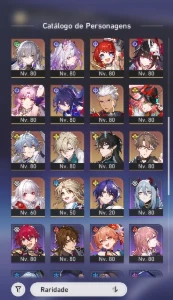 Conta Hsr - Late Game [Muitos Recursos] - Genshin Impact