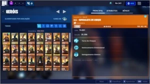 Conta Fortnite Season 1 (2017) com Ghoul Trooper Rosa - Epic Games