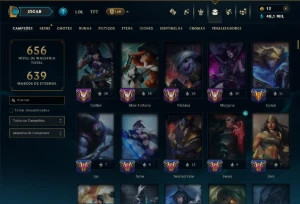 Unranked com TODOS os Champs e 113 Skins ( ADC / SUP ) - League of Legends LOL