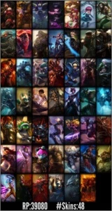 Skins Raras (ContaLoL) - League of Legends