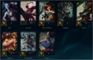 CONTA Lvl22 | 18 CHAMPS | 7 SKINS *JINX GUARDIÃ ESTELAR* - League of Legends LOL