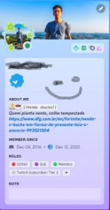 Discord 2 Impulsos no servidor por 30 dias - Redes Sociais