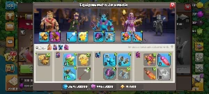 Conta Top Cv12 Clash Of Clans + 3000 Gemas