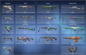 VALORANT PLATINA 1 MUITAS SKINS