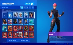 conta fortnite wild cat minty