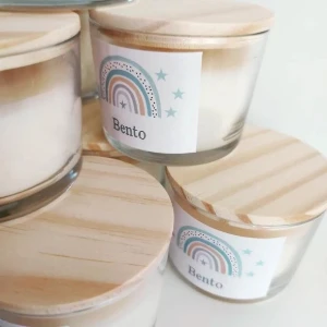 Lembrancinha Vela Maternidade Arco Íris 120g